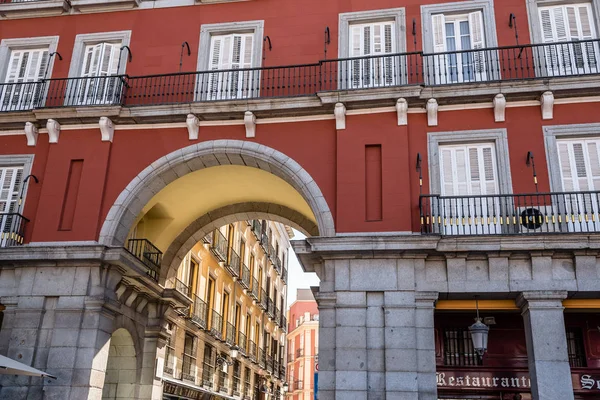 Plaza Mayor in Madrid — Stockfoto