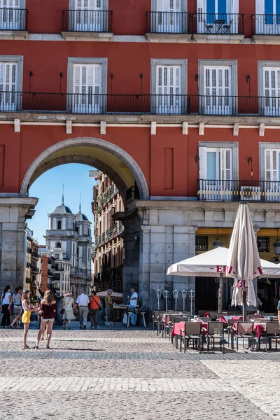 Plaza Mayor in Madrid — Stockfoto