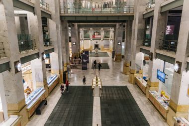 Centro Cibeles Madrid yeni Belediye Binası iç görünümü