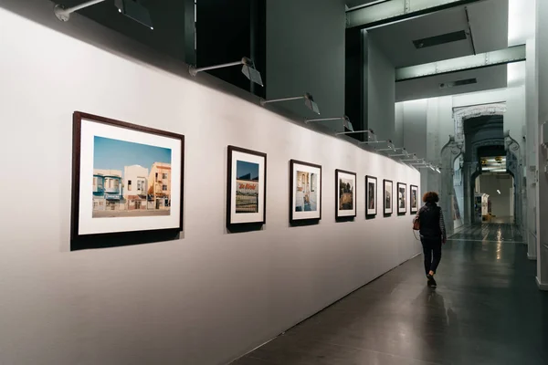 Interior view of Centro Cibeles in the new City Hall of Madrid — Stock Photo, Image