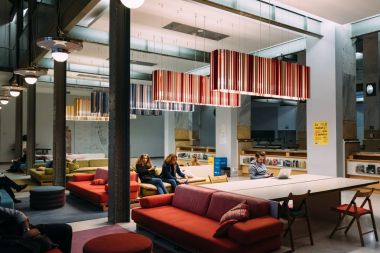 Centro Cibeles Madrid yeni Belediye Binası iç görünümü