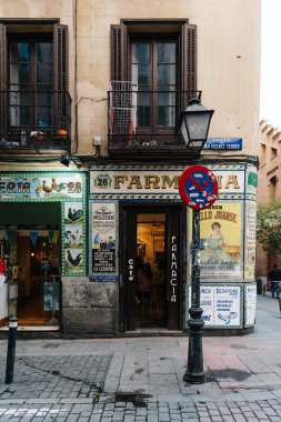 Madrid Malasaña bölgesinde sokak sahne