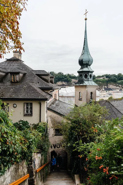 Iglesia de Salzburgo en Kapuzinerberg — Foto de Stock