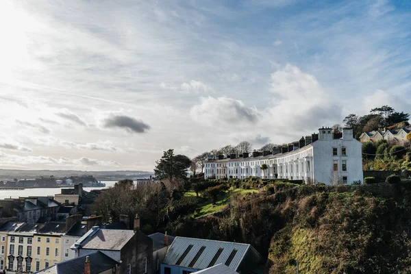 Bir Cobh İrlanda şehrin pitoresk görünümü — Stok fotoğraf