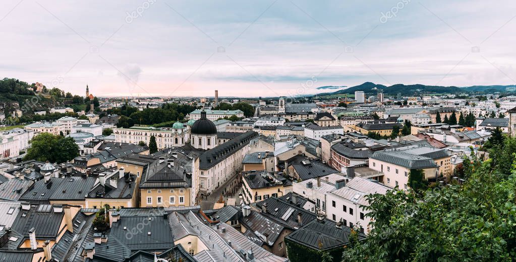Cityscape of Salzburg 
