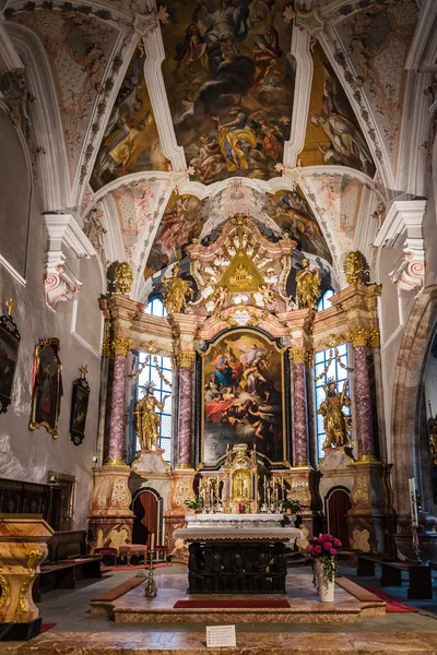 Vista interna della chiesa austriaca — Foto Stock