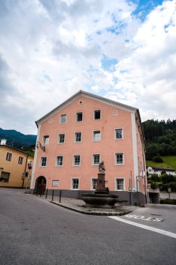 Schwaz Tyrol küçük bir kasabada