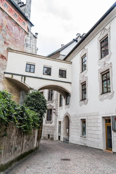 Schwaz Tyrol küçük bir kasabada