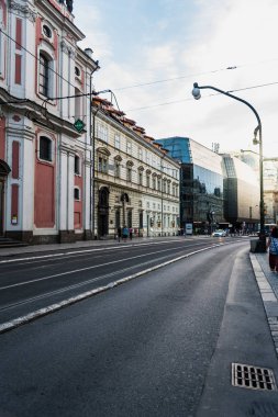 Prag tarihi merkezinde sokak