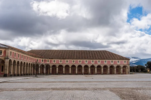 Vista al aire libre del Palacio Real de Riofrio en Segovia — Foto de Stock