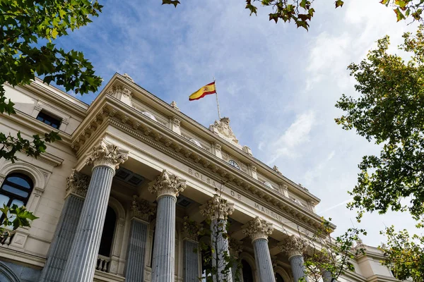 View of the Stock Exchange of Madrid building — Stock Photo, Image