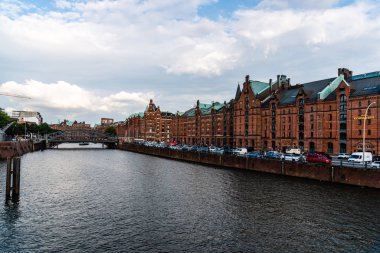 Hamburg 'daki Depo Bölgesi veya Speicherstadt