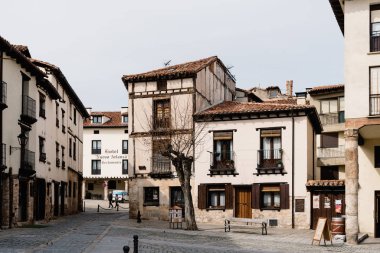 Covarrubias Ortaçağ şehrinde resim meydanı