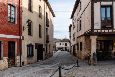 Covarrubias Ortaçağ şehrinde resim meydanı