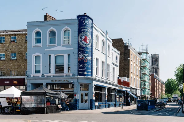 Θέα της Αγοράς Portobello στο Notting Hill, Λονδίνο — Φωτογραφία Αρχείου