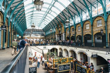 Londra 'daki Covent Garden Market Manzarası