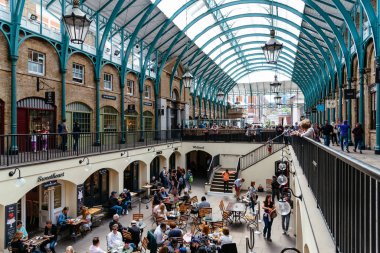 Londra 'daki Covent Garden Market Manzarası