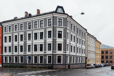 Street in Grunerlokka, a trendy hipster neighborhood in central Oslo