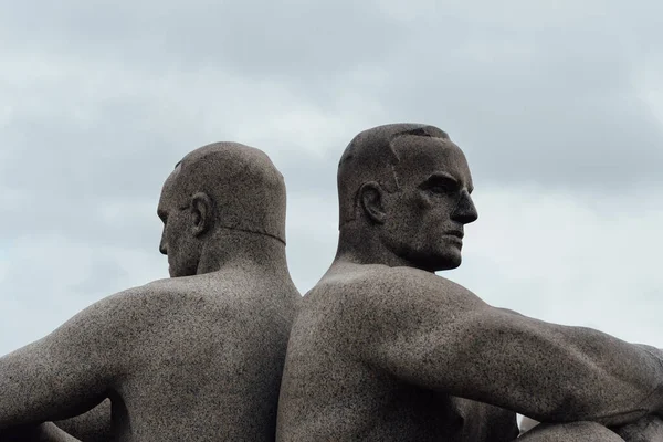 Sculpture by Gustav Vigeland in the Frogner Park, a famous public park in Oslo — Stock Photo, Image