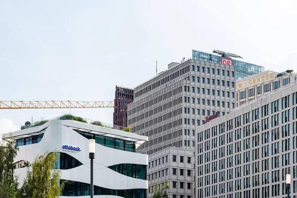 Cityscape of Potsdamer Platz with office buildings in Berlin Mitte — Stock Photo, Image