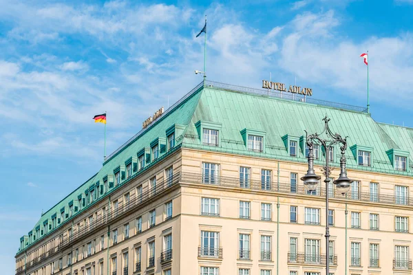 Luxus Hotel Adlon Kempinski Pariser Platzban, Berlinben — Stock Fotó