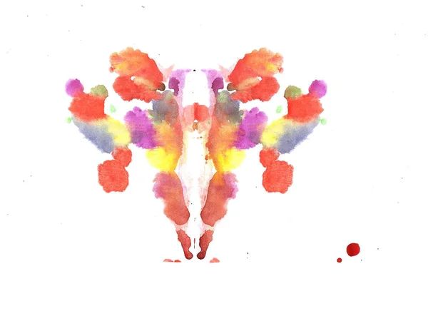 Abstract watercolor butterfly drawing — Stock Photo, Image