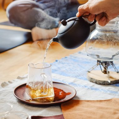 Güzel Çin çay töreni.