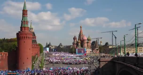 Moskova Rusya Mayıs 2019 Turist Gösterileri 2019 Yılında Moskova Kremlin — Stok video