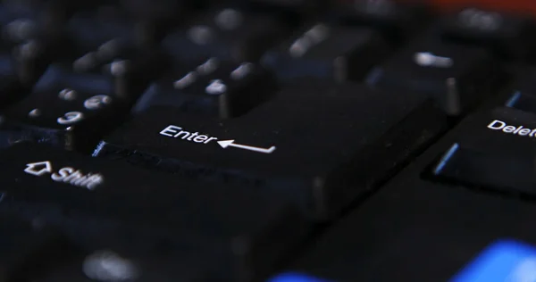 Computer Keypad Extreme Close Stock Footage — Stock Photo, Image