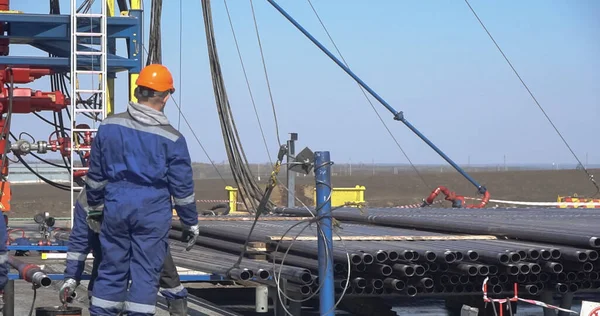Rurociąg Wydobywczy Ropy Naftowej Gazu Ziemnego Dla Przemysłu Offshore — Zdjęcie stockowe