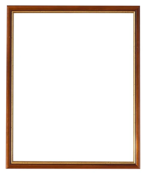 Modern thin gold picture frame — Stock Photo © Jim_Filim #2723816