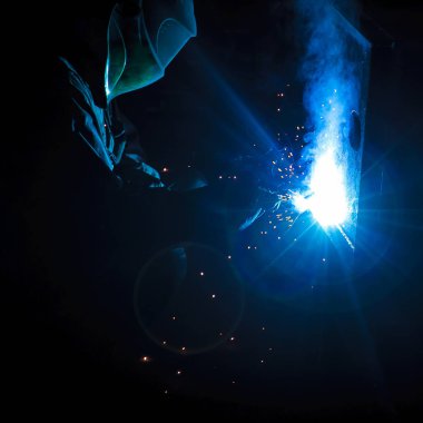 Kaynakçı metal kıvılcım sinek brews