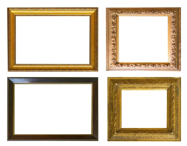 Quadros Pinturas Ouro Antiguidade Coleção Museu Isolado — Fotografia de Stock