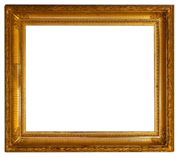 Photo Antique Picture Frame Isolated White Background — Stock Photo, Image