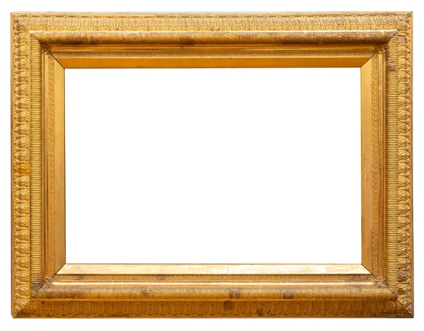 Antique Photo Picture Frame Isolated White Background — Stock Photo, Image