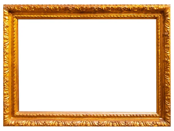 Frame Baguette Isolerad Inredning Guld Vintage Interiör — Stockfoto