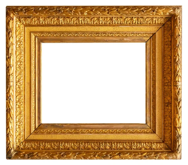 Photo Antique Picture Frame Isolated White Background — Stock Photo, Image