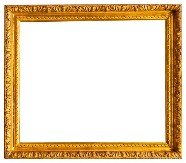 Picture Frame Isolated Interior Vintage Art Gold Baguette — Stock Photo, Image