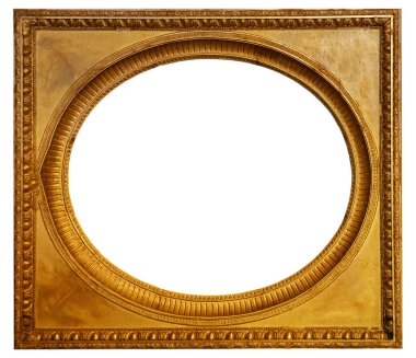 Görüntü çerçevesi izole edilmiş, klasik sanat eseri.