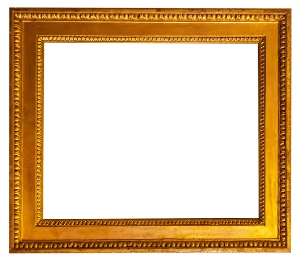 Picture Frame Isolated Interior Vintage Art Gold Baguette — Stockfoto