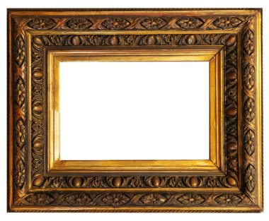 Görüntü çerçevesi izole edilmiş, klasik sanat eseri.