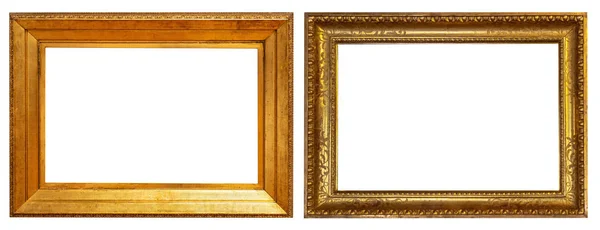 金のレトロアンティーク画像フレーム — ストック写真