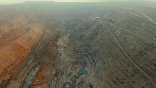 Exploitation de carrières à ciel ouvert de l'industrie du minerai de fer .