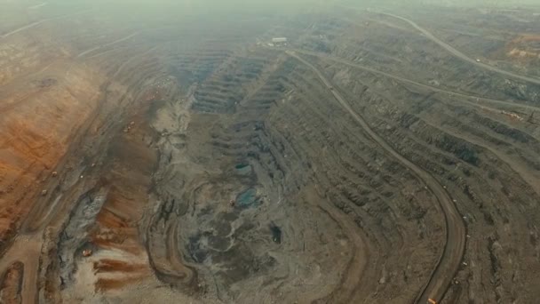 Exploitation de carrières à ciel ouvert de l'industrie du minerai de fer .