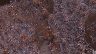 Garbage dump outdoor outdoors aerial photography waste trash landfill mountain garbage.