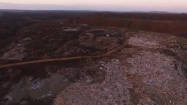 Garbage dump outdoor outdoors aerial photography waste trash landfill mountain garbage.