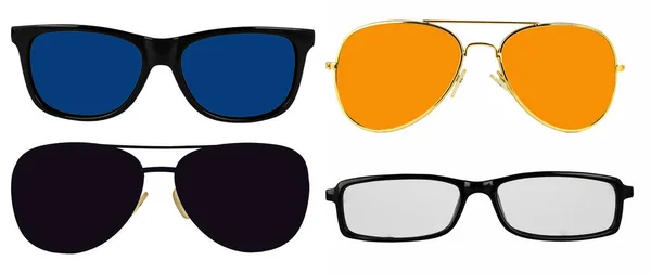 Modne Okulary Przeciwsłoneczne Okulary Ramy Okularów — Zdjęcie stockowe