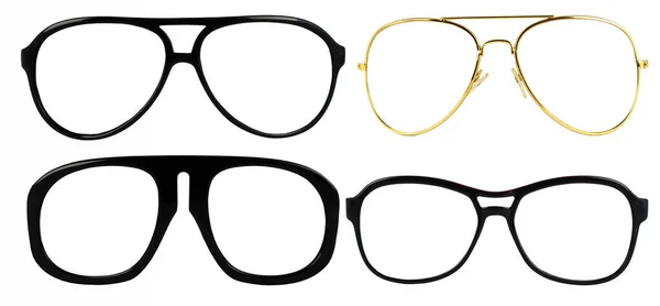 Mode Solglasögon Set Glasögondräkter Glasögonbågar — Stockfoto