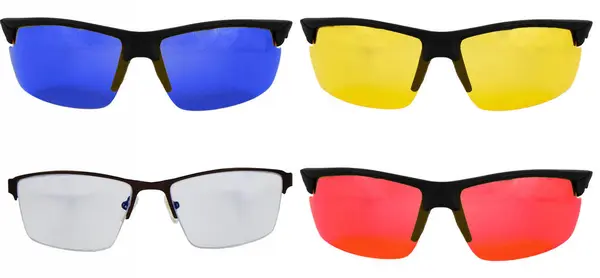 Modne Okulary Przeciwsłoneczne Okulary Ramy Okularów — Zdjęcie stockowe