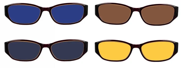 Moda Óculos Sol Set Fatos Oculares Molduras Espetaculares — Fotografia de Stock